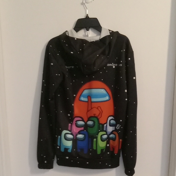 Among Us Youth Hoodie with Colorful Characters Size S - Picture 4 of 8